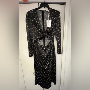 Cutout midi dress new with tags! Beautiful!